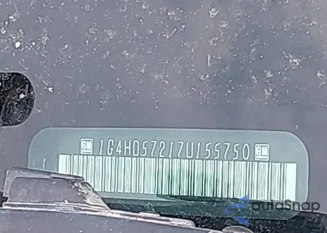 2007 Buick Lucerne Cxl из США, поврежденный, VIN 1G4HD57217U155750